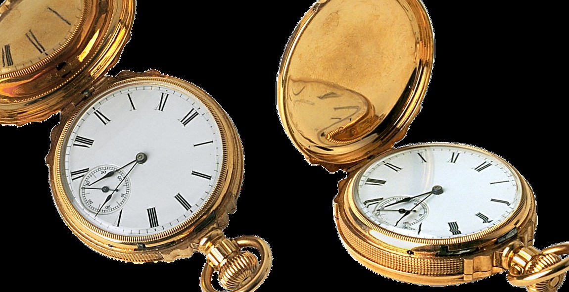 Antique pocket watch mechanism