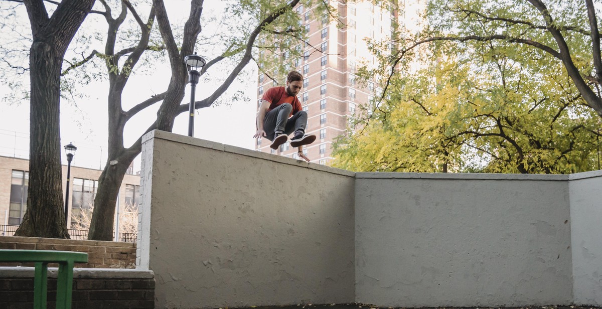 beginner parkour training