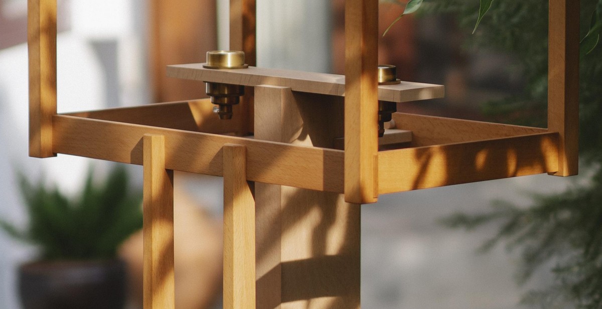 bird feeder on windowsill