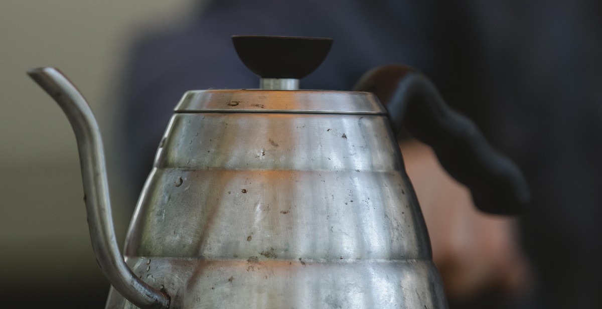 boiling water for tea