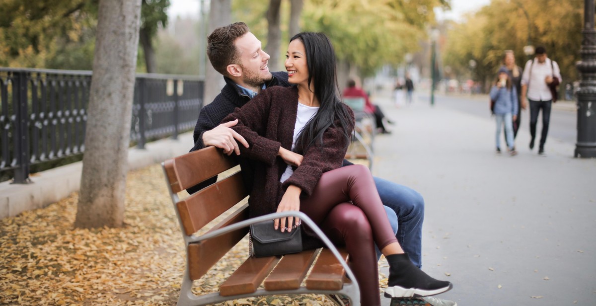 couple talking