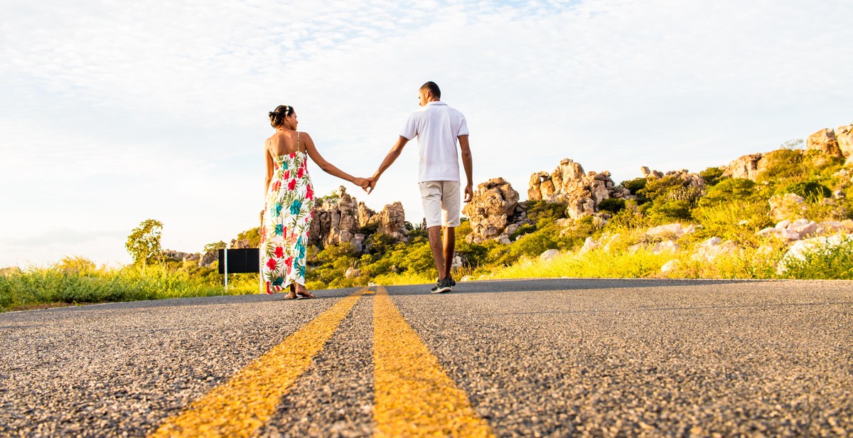 couple walking hand in hand