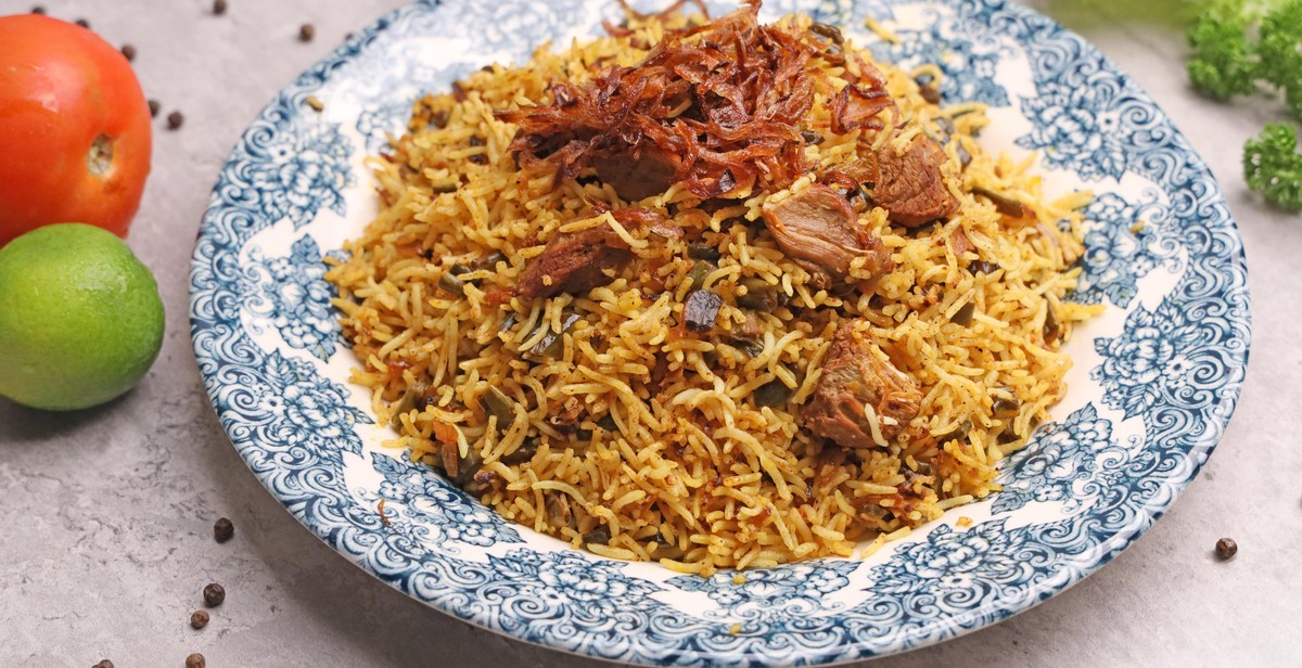 mutton biryani rice