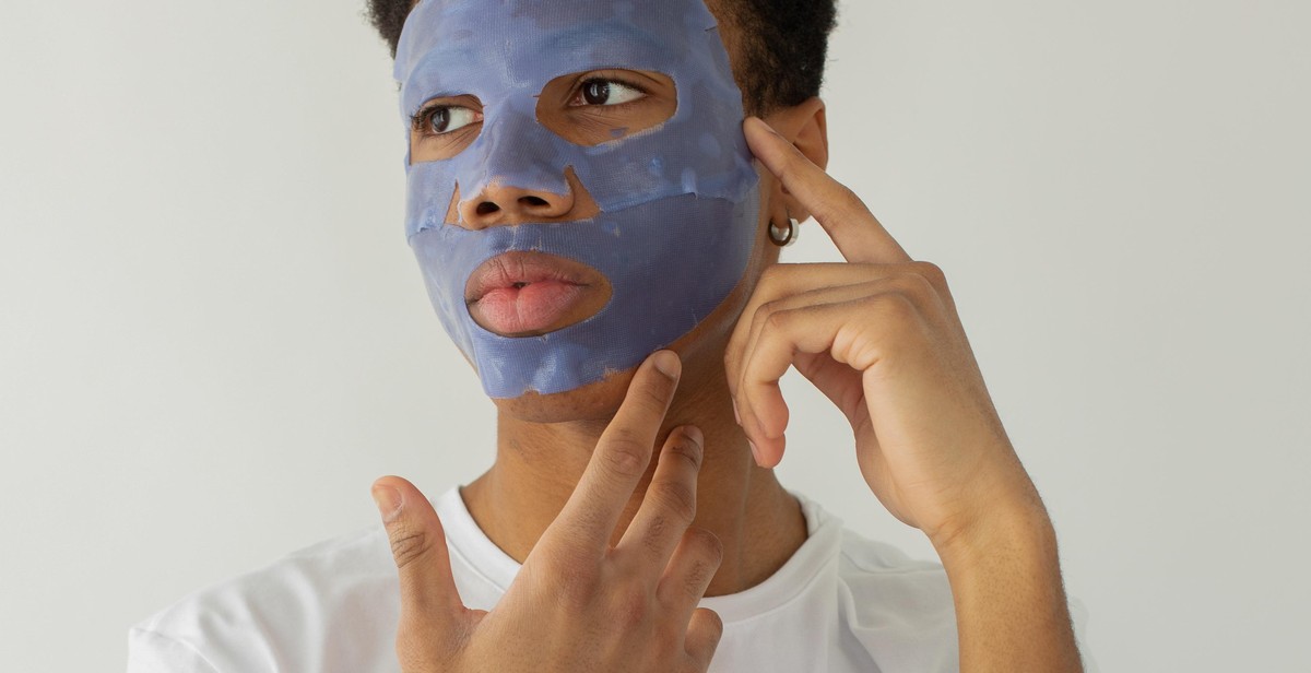 natural face mask making process