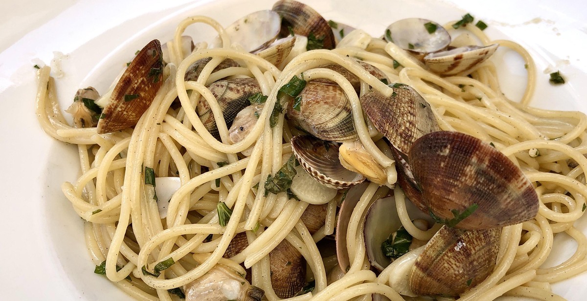 pasta and clams