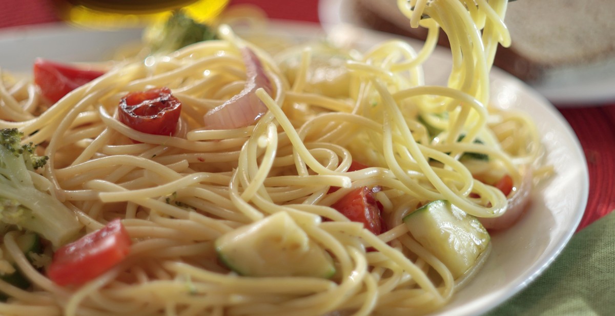 pasta primavera dish