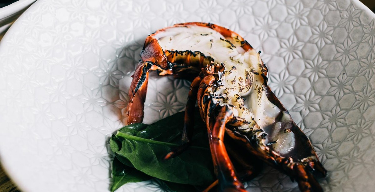 preparing lobster tails