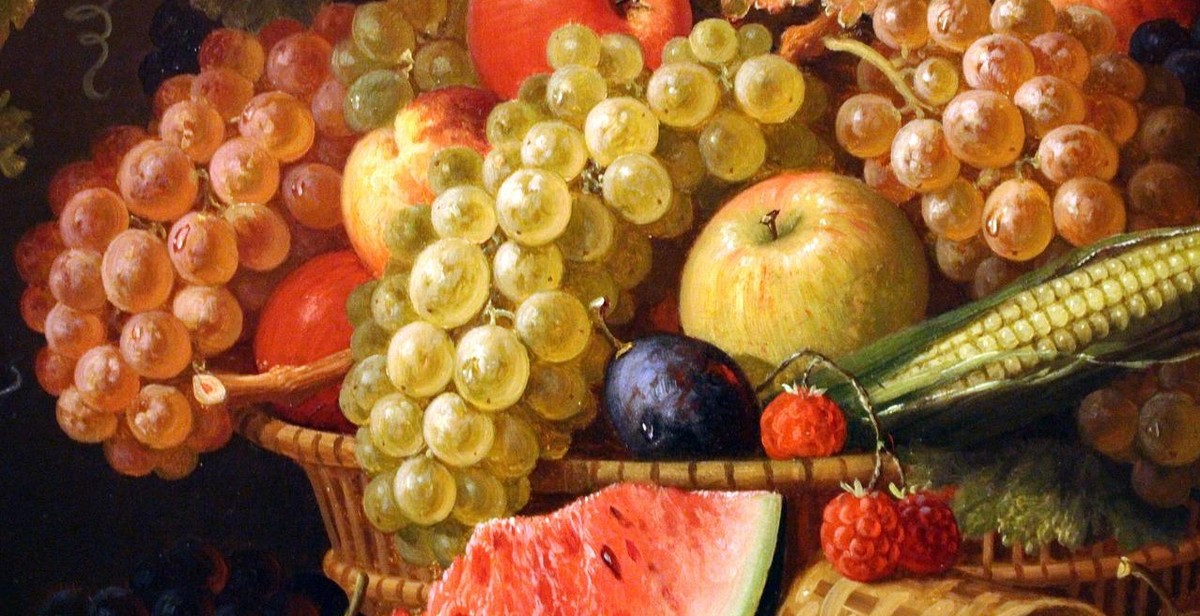 realistic still life painting
