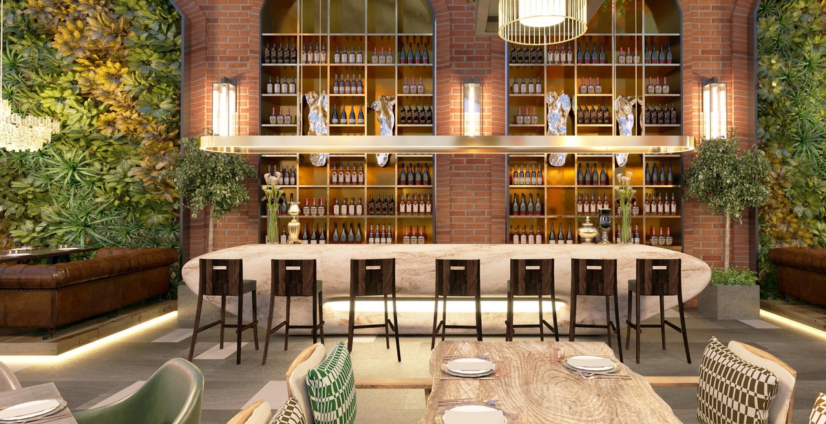 restaurant bar area design