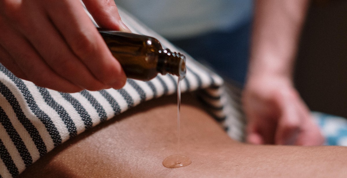 sensual massage oil making