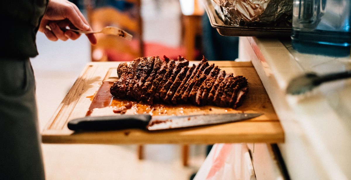 sliced beef brisket