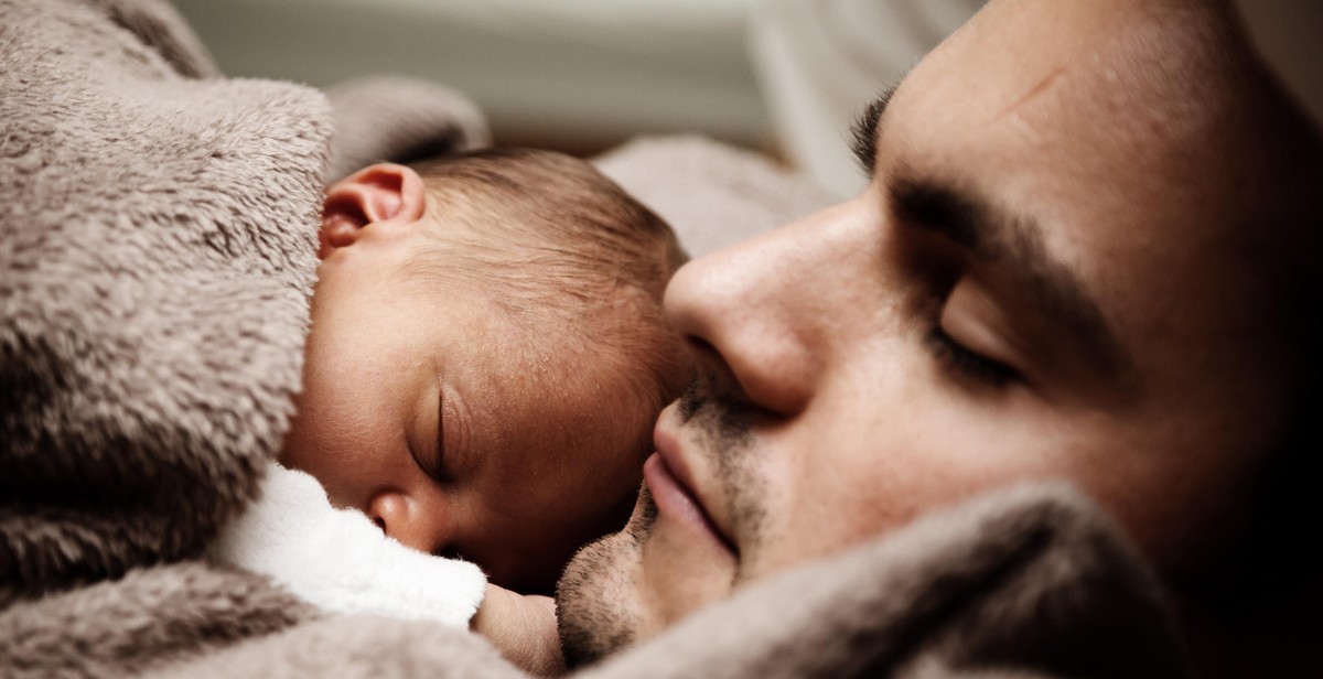 twin babies sleeping peacefully