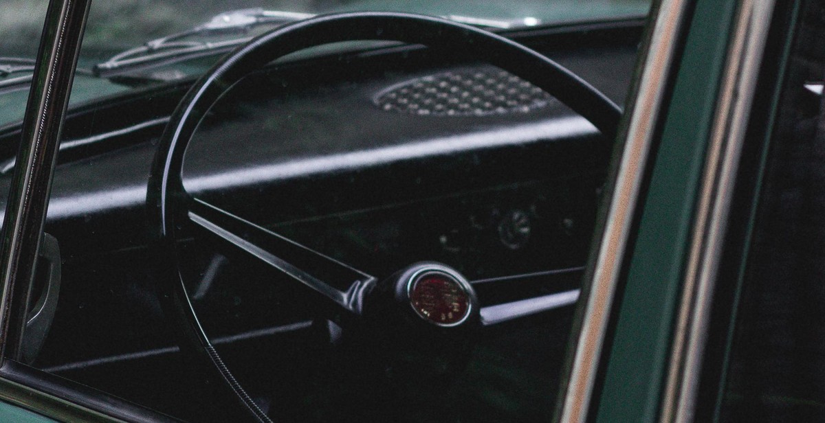 vintage car dashboard