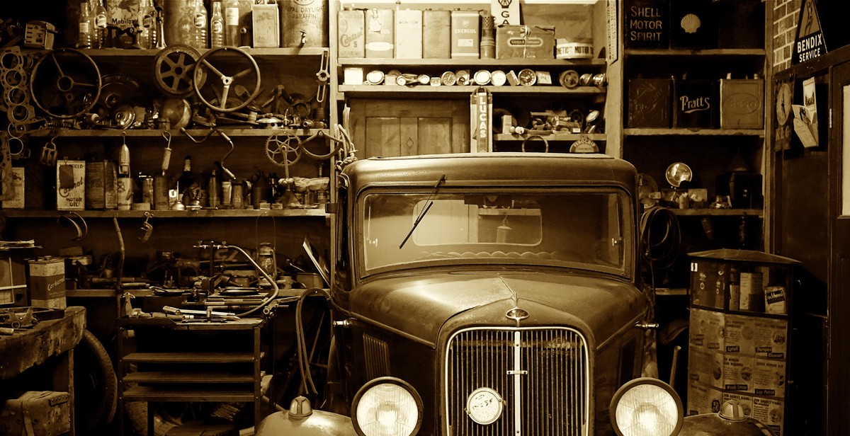 vintage car maintenance tools