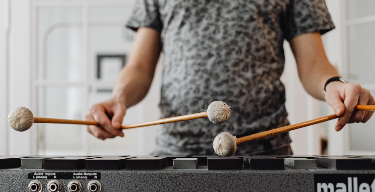 xylophone beginner playing