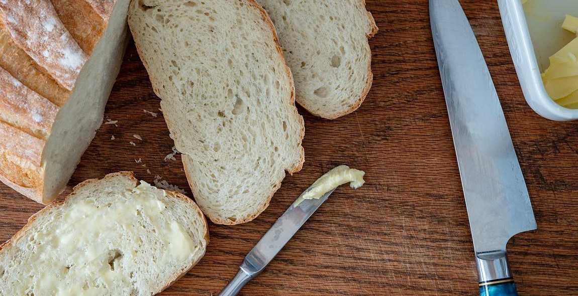 artisanal bread slice
