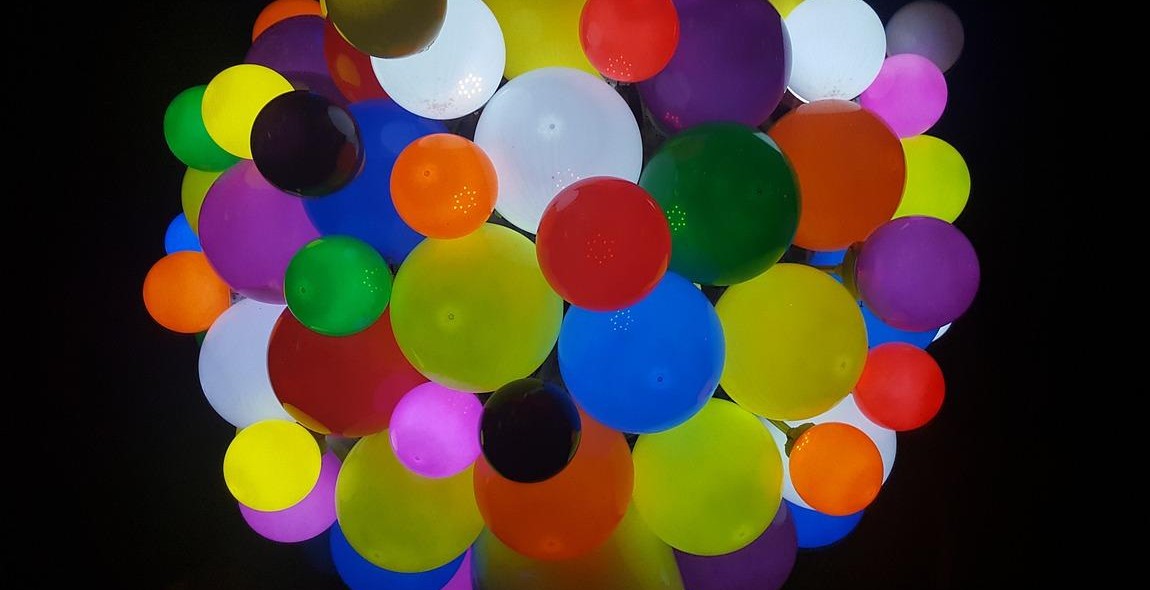 balloon and led lights