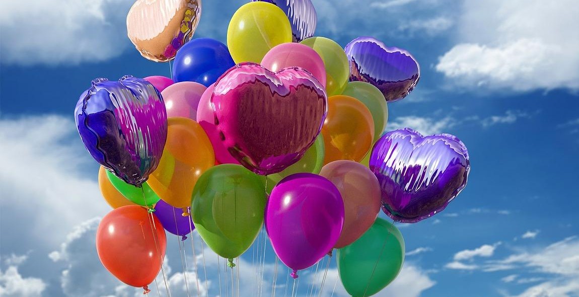 balloons with helium