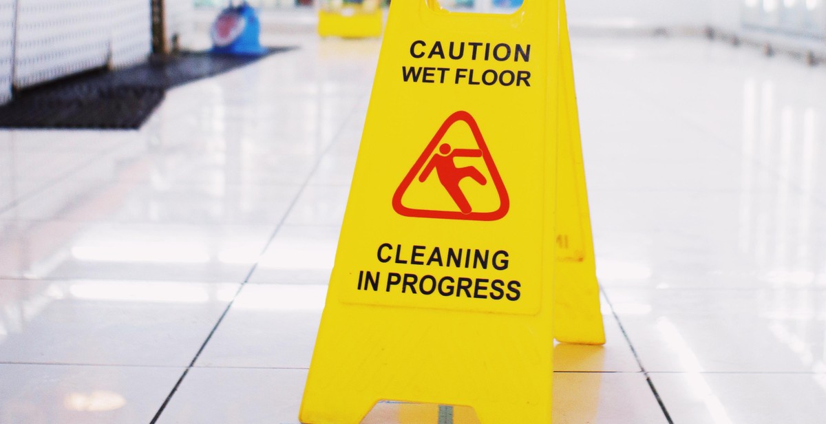 cleaning barber shop floors