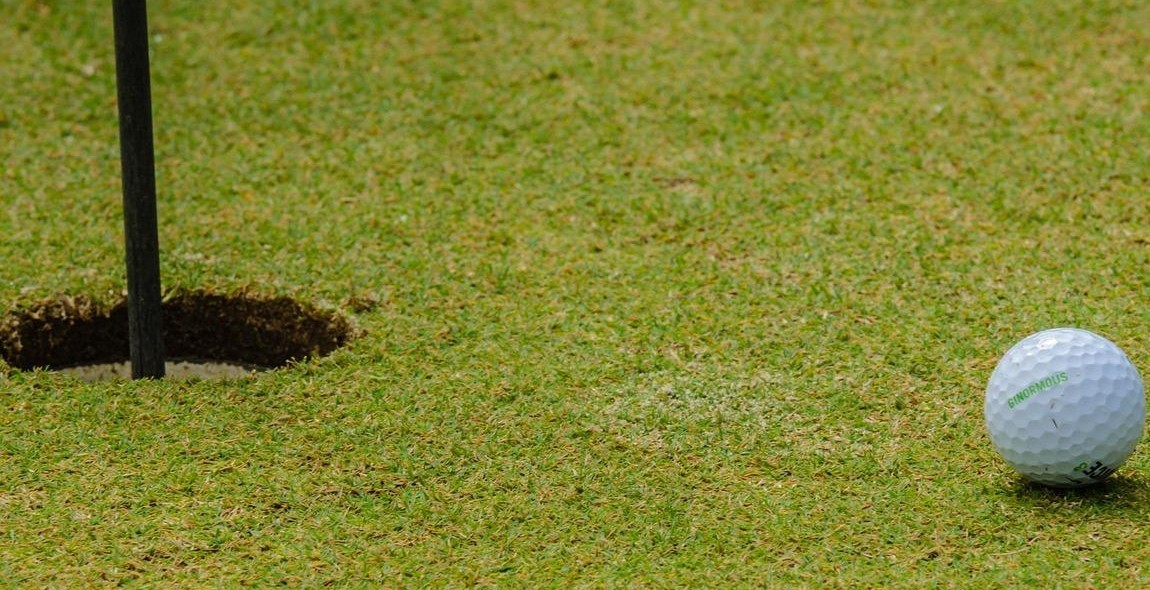 golf ball close-up