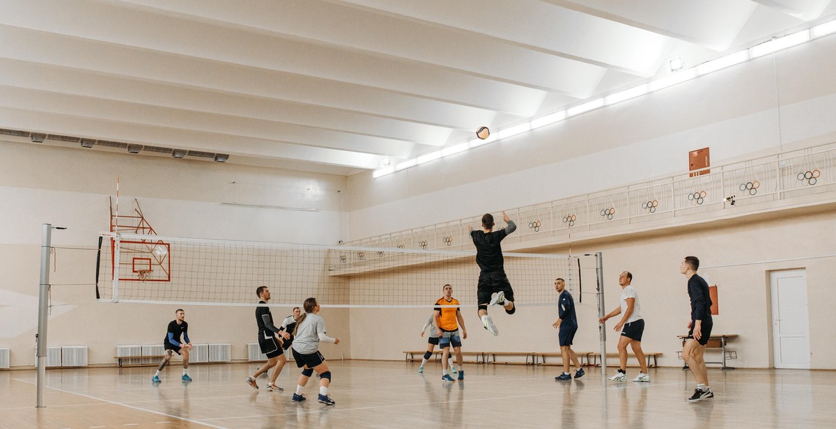 indoor volleyball net