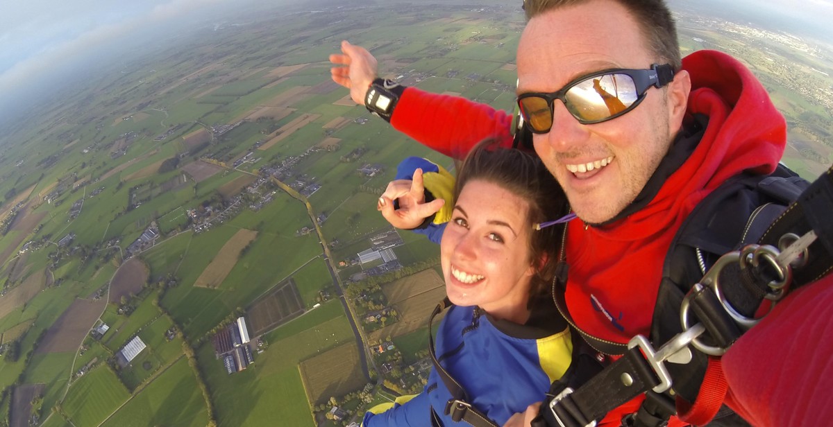 skydiving camera positions