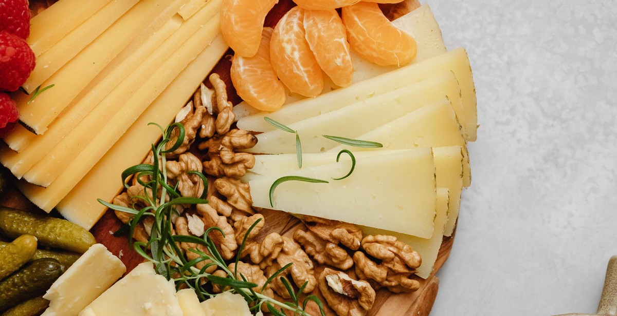 smoked cheese platter